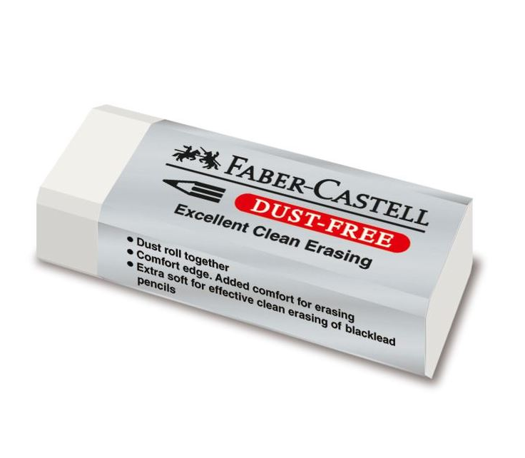 Dust-Free Eraser, White