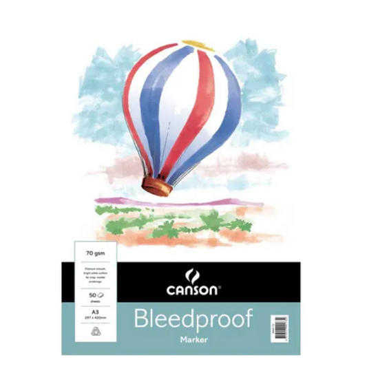 Bleedproof Paper A2 50Sheets 70gsm