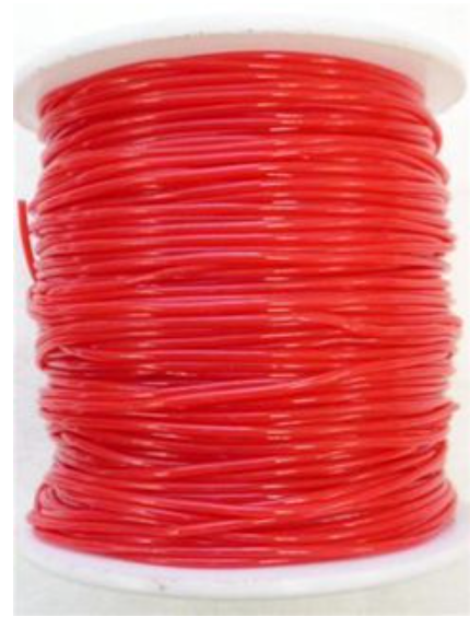 Plastic Tube Per Metre 1mm RED