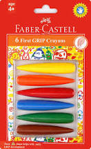 Faber Castell First Grip Crayons