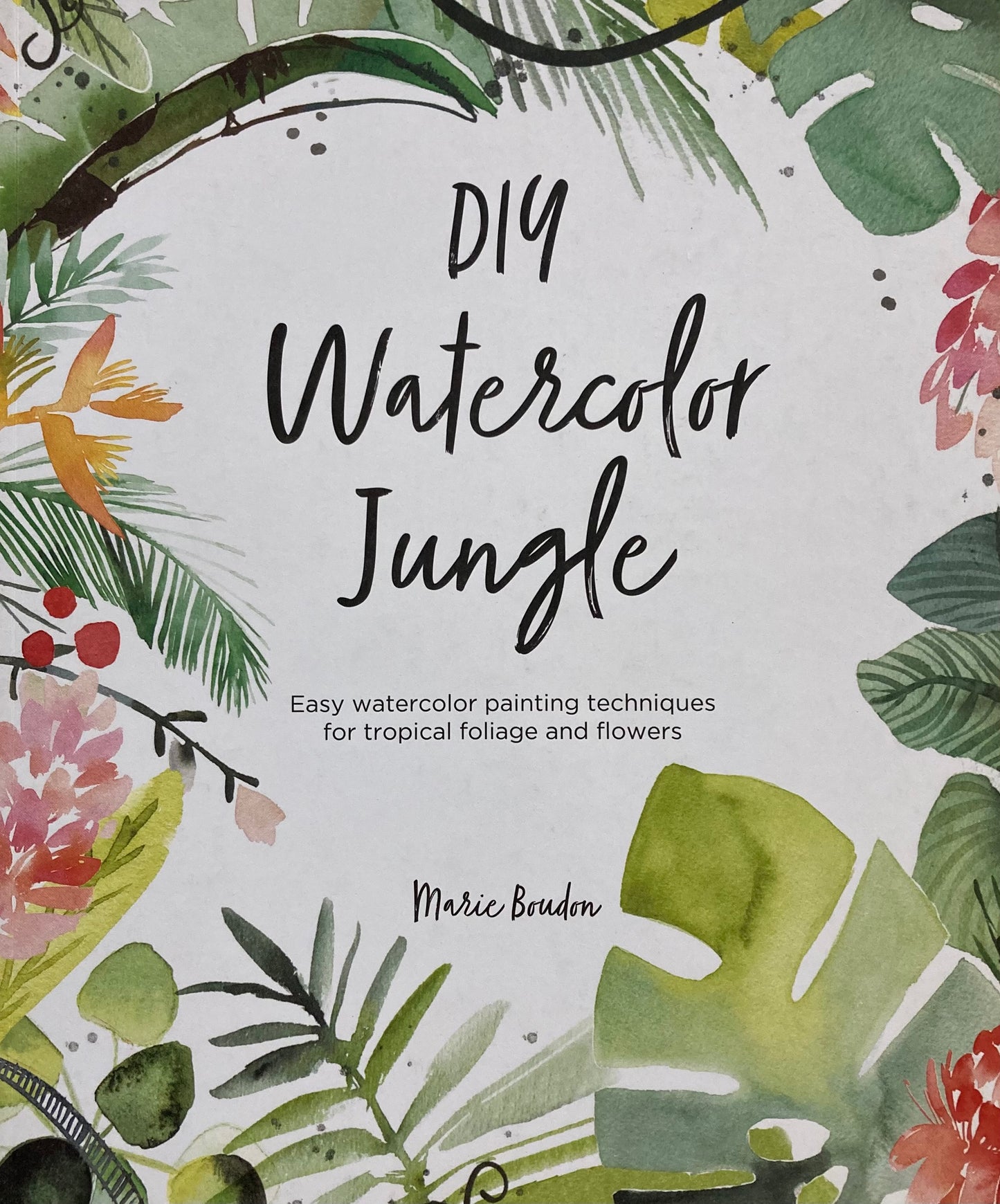 DIY Watercolour Jungle by Marie Boudon