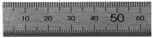 Dual Stainless Steel Ruler